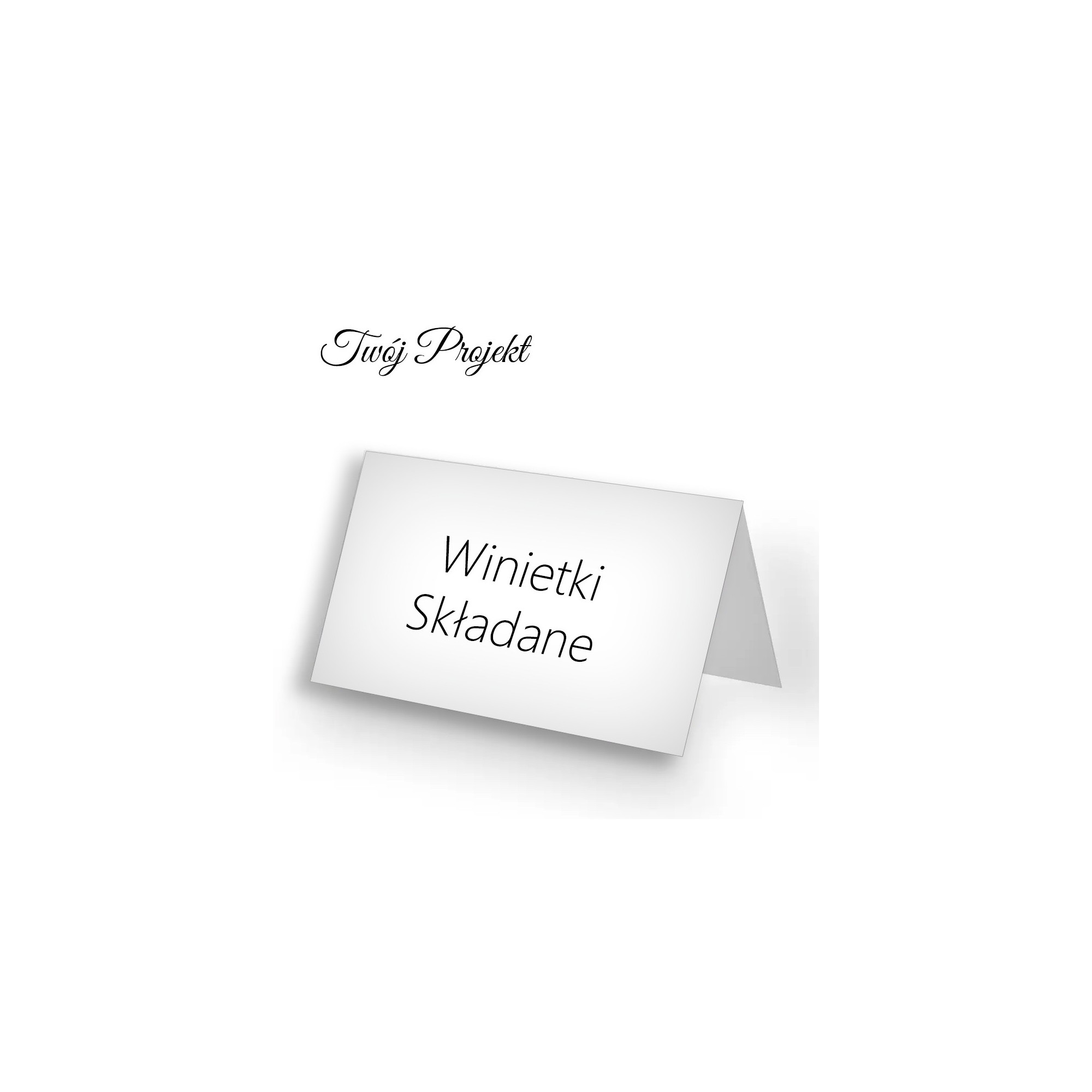 Winietki Składane z Twojego Projektu