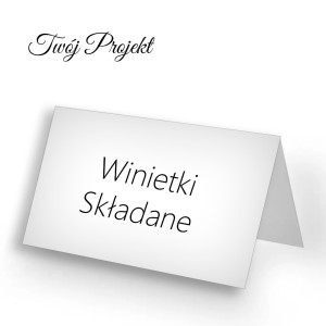 Winietki Składane z Twojego Projektu