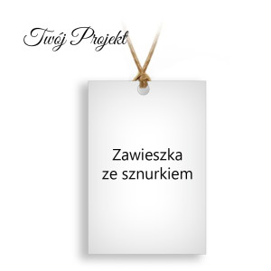 Zawieszka na sznurku z Twojego Projektu