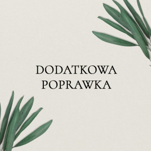 Dodatkowa poprawka (do zakupienia po wykorzystaniu gratisowej poprawki)