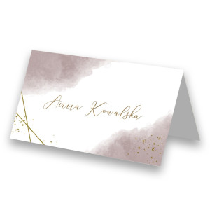 Winietki na Chrzest Święty Dusty Pink Realizacja w 24h