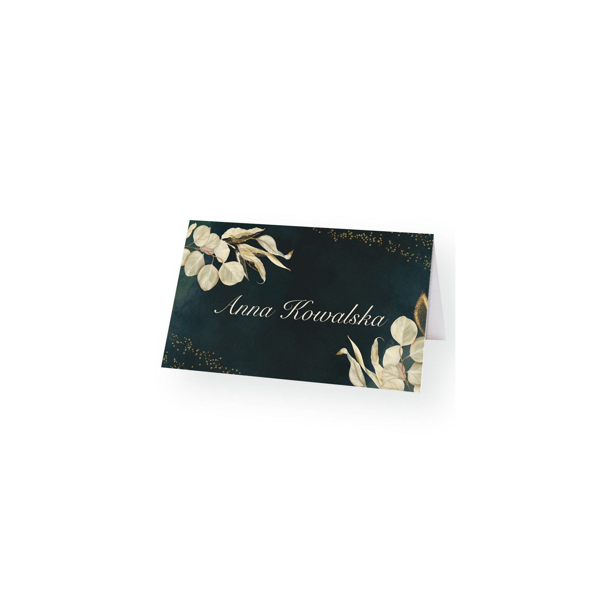 Winietki na Urodziny Emerald Eukaliptus Realizacja w 24h