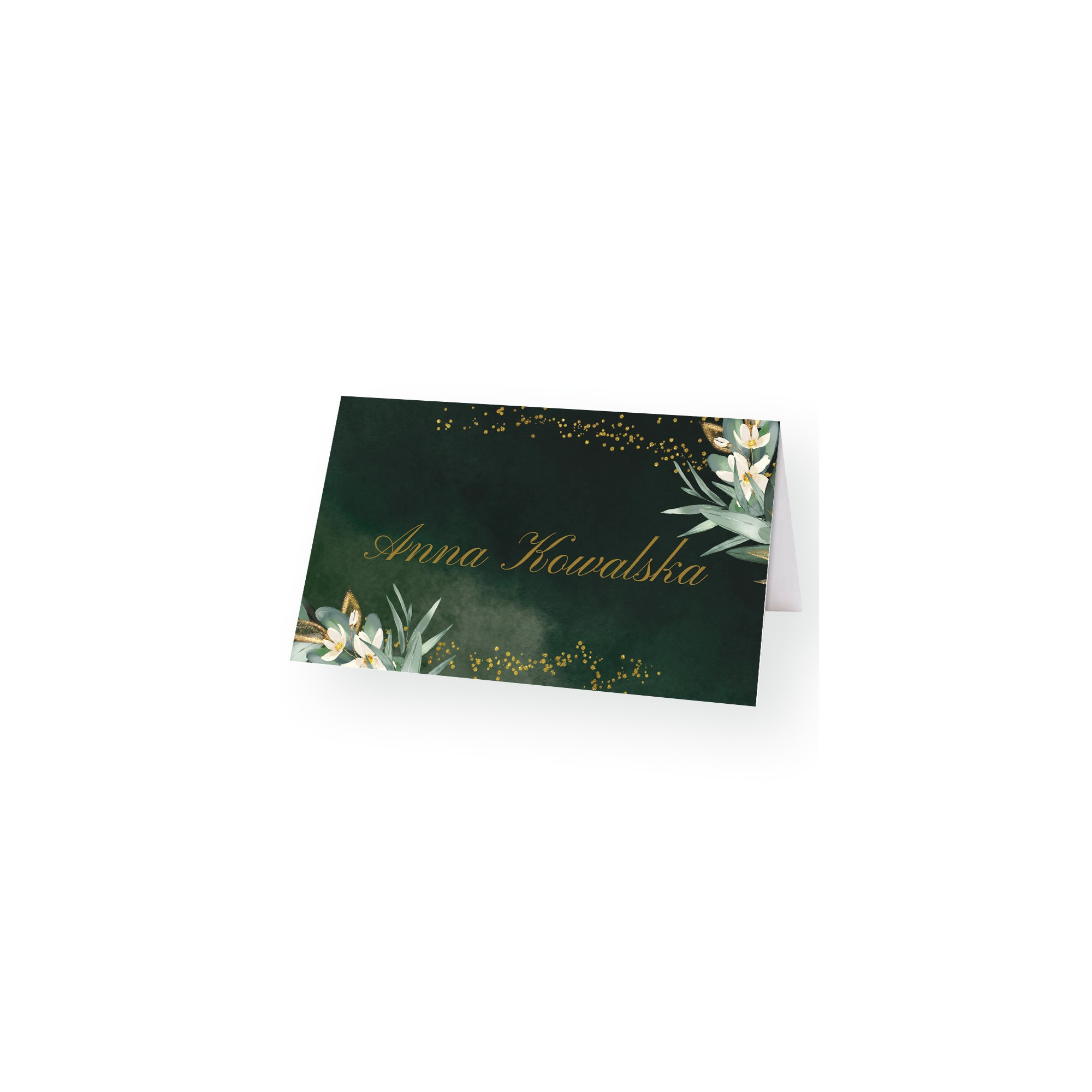 Winietki na Urodziny Green Sparkle Realizacja w 24h