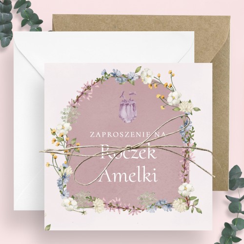 Zaproszenia Dzikie Kwiaty...