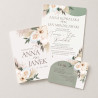 Zaproszenie ślubne z RSVP Romantic Flowers