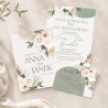 Zaproszenie ślubne z RSVP Romantic Flowers