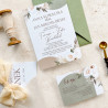 Zaproszenie ślubne z RSVP Romantic Flowers