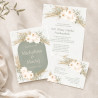 Zaproszenie ślubne z RSVP Boho Sage