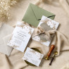 Zaproszenie ślubne z RSVP Boho Sage