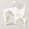 Zaproszenie ślubne z RSVP White Ruscus