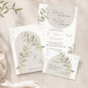 Zaproszenie ślubne z RSVP White Ruscus