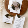 Zaproszenie ślubne z RSVP Rustic Boho