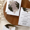 Zaproszenie ślubne z RSVP Rustic Boho