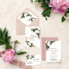 Zaproszenie ślubne z RSVP Greenery Boho