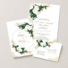Zaproszenie ślubne z RSVP Greenery Boho
