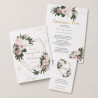 Zaproszenie ślubne z RSVP Floral Heart