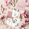 Zaproszenie ślubne z RSVP Floral Heart