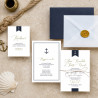 Zaproszenie ślubne z RSVP Marine Anchor