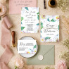 Zaproszenie ślubne z RSVP Pastel Dalia