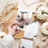 Zaproszenie ślubne z RSVP Floral Pampas Grass