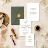 Zaproszenie ślubne z RSVP Gold Nature
