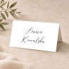 Winietki ślubne na stół Romantic Caligraphy