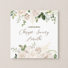 Zaproszenie na Chrzest Święty - KREATOR - White Peonies