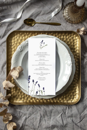 Menu weselne Lawenda