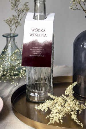 Zawieszka na butelkę Burgundy