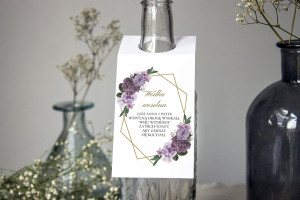 Zawieszka na butelkę Violet Boho