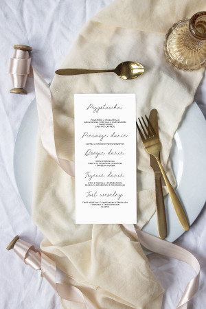 Menu weselne Eternity Line