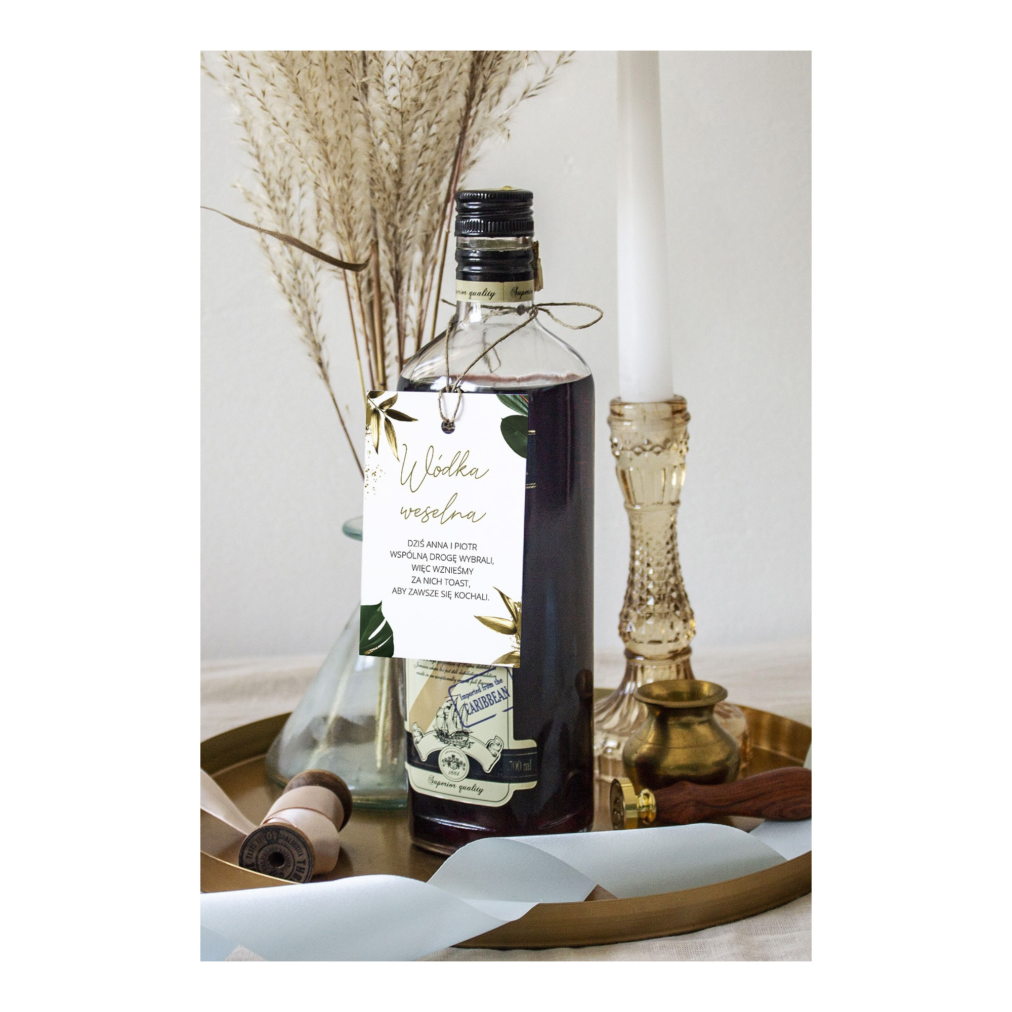 Zawieszka na butelkę Tropical Luxury