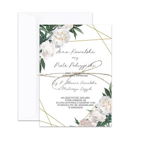 Zawiadomienie o ślubie White Peony