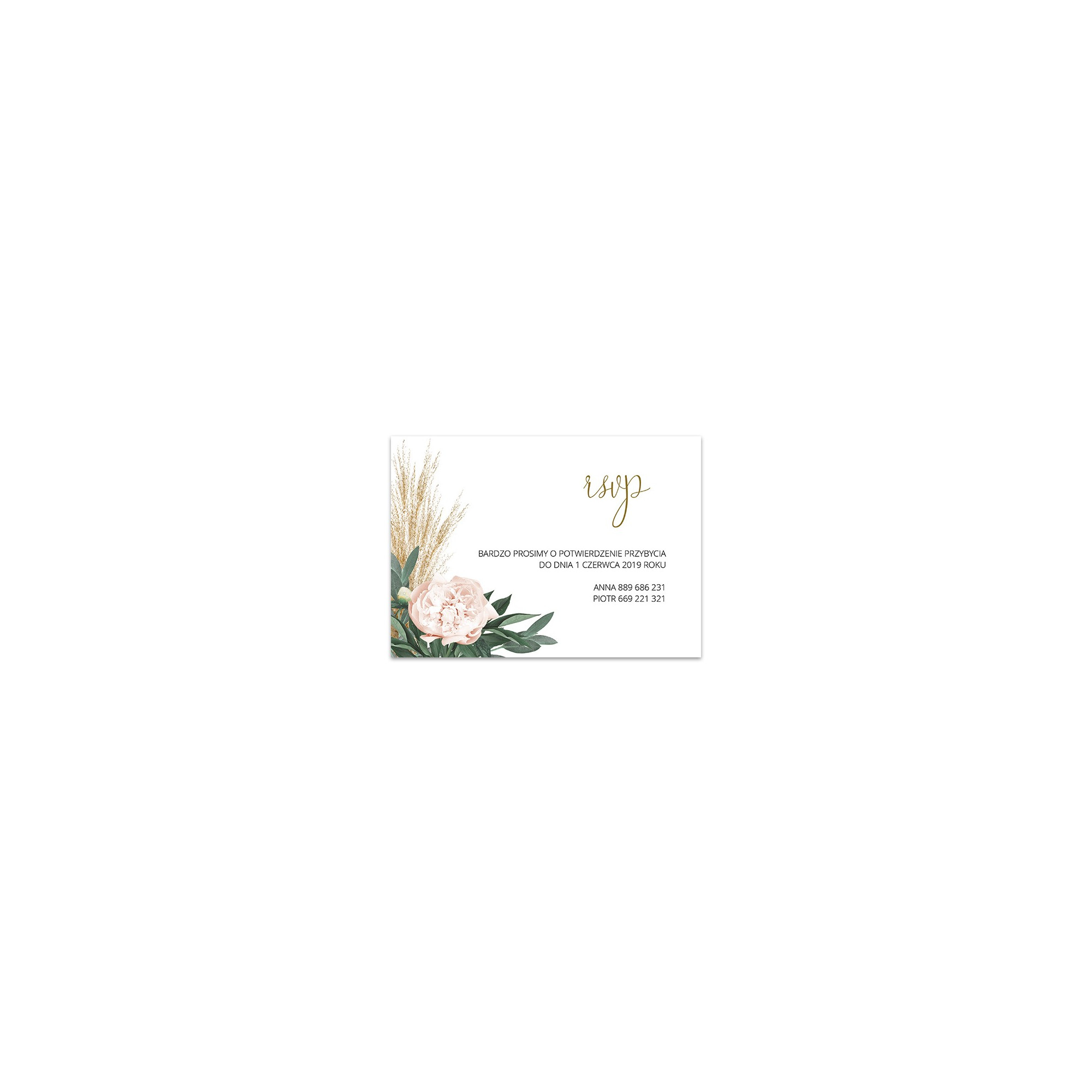 Dodatkowa wkładka Floral Pampas Grass