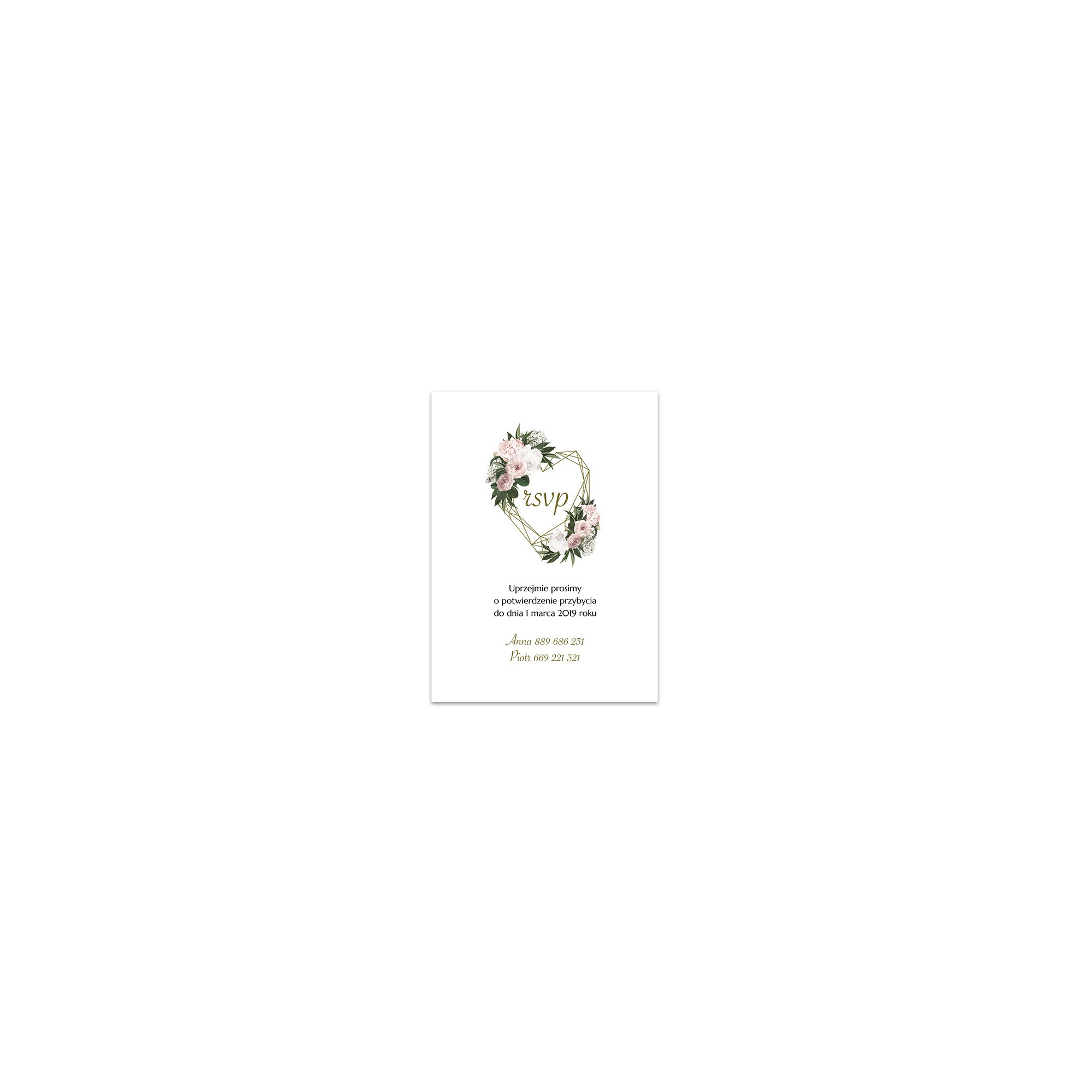 Dodatkowa wkładka Floral Heart