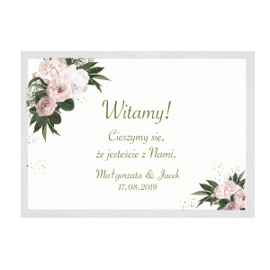 Plakat powitalny Floral Heart 50x70cm lub 70x100cm