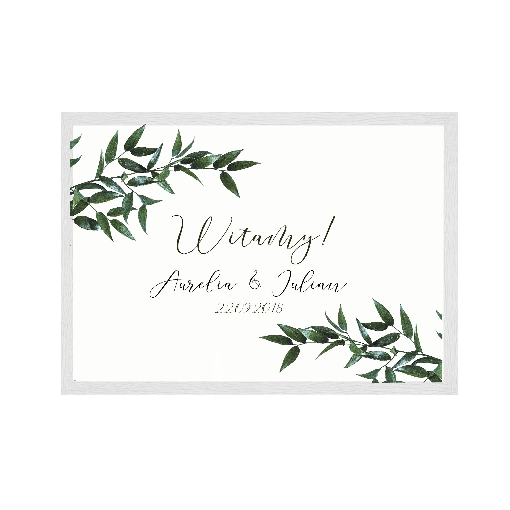Plakat powitalny Green Lush 50x70cm lub 70x100cm