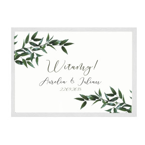 Plakat powitalny Green Lush 50x70cm lub 70x100cm