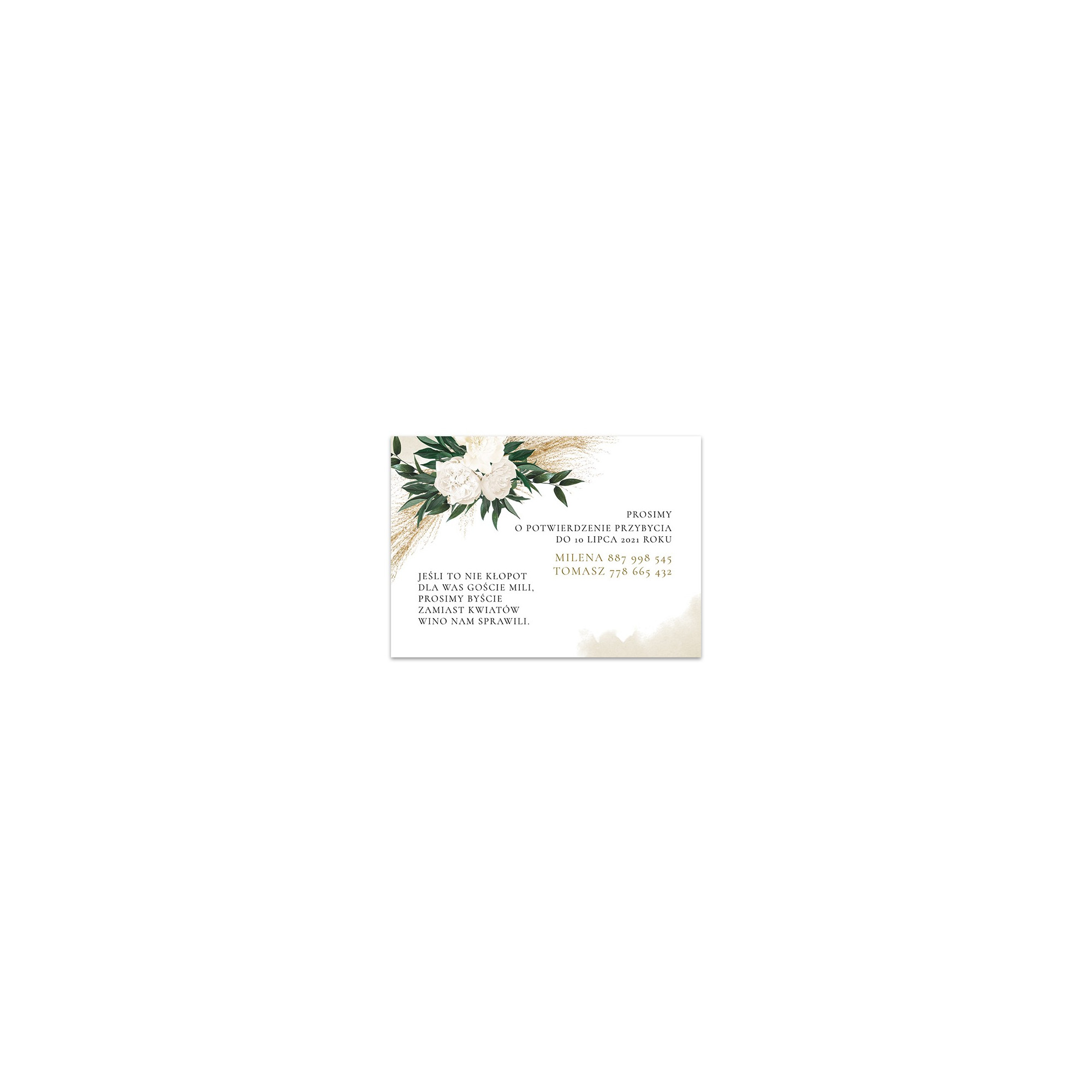 Dodatkowa wkładka Greenery Boho