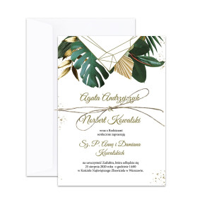 Zawiadomienie o ślubie Tropical Heart