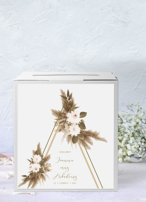 Pudełko na koperty Pampas Frame