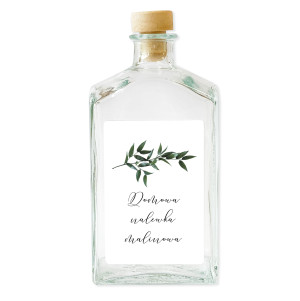 Naklejki na nalewki duże 8szt Green Lush