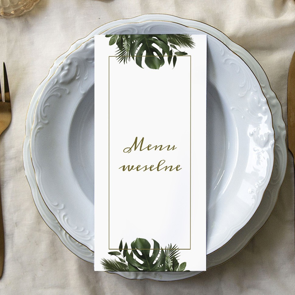 Menu weselne